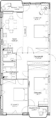3-кімнатна 91.14 м² в ЖК O2 Residence від 29 512 грн/м², Київ