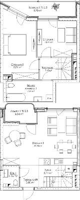 Дворівнева 76.35 м² в ЖК O2 Residence від 30 691 грн/м², Київ