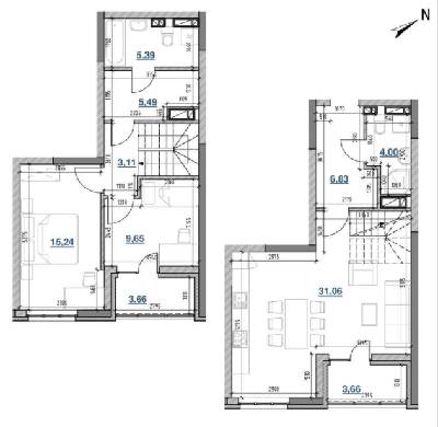 Дворівнева 88.09 м² в ЖК Берег Дніпра від 33 361 грн/м², Київ