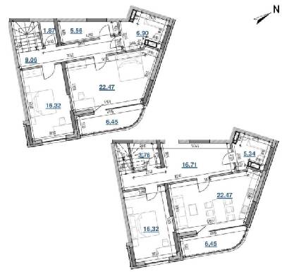 Дворівнева 139.68 м² в ЖК Берег Дніпра від 38 707 грн/м², Київ