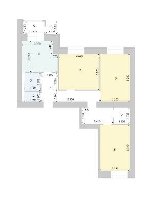 3-комнатная 90.74 м² в ЖК Голосеевская Долина от 29 800 грн/м², Киев