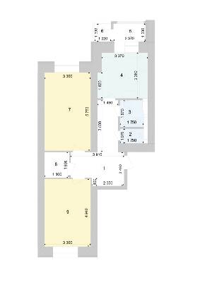 2-комнатная 72.49 м² в ЖК Голосеевская Долина от 30 300 грн/м², Киев