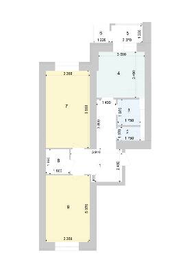 2-комнатная 73.99 м² в ЖК Голосеевская Долина от 30 300 грн/м², Киев