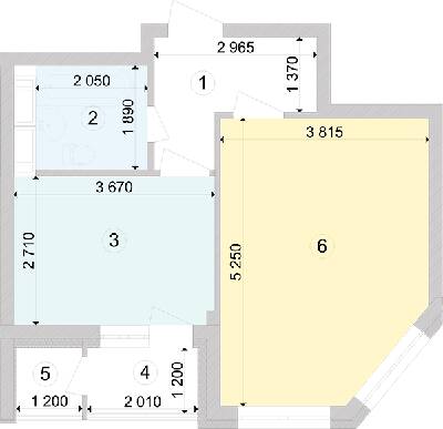 1-кімнатна 39.22 м² в ЖК Голосіївська Долина від 24 200 грн/м², Київ