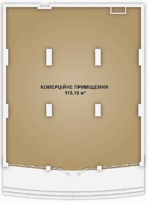 Приміщення вільного призначення 113 м² в ЖК LYSTOPAD від 14 600 грн/м², Івано-Франківськ