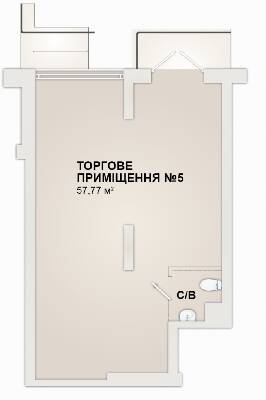 Помещение свободного назначения 57.8 м² в ЖК Sonata от 12 700 грн/м², Ивано-Франковск