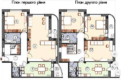 Дворівнева 226.84 м² в ЖМ Саванна Сіті від 11 000 грн/м², м. Бровари
