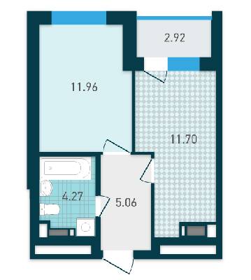 1-кімнатна 35.91 м² в ЖК GENESIS від 28 880 грн/м², Київ