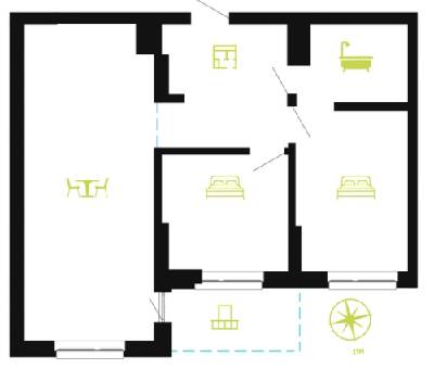 3-комнатная 68 м² в ЖК Main House от 19 500 грн/м², Ивано-Франковск