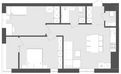 2-комнатная 63.3 м² в ЖК Avalon Flex от 22 500 грн/м², Львов