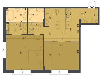 Вільне планування 109.55 м² в КБ Liberty Residence від 55 050 грн/м², Київ