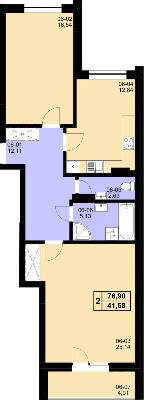 2-кімнатна 76.9 м² в ЖК Resident Hall від 22 600 грн/м², Львів