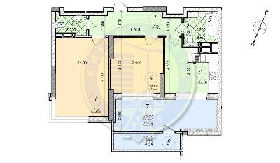 2-кімнатна 68.08 м² в ЖК FREEDOM від 23 940 грн/м², Київ