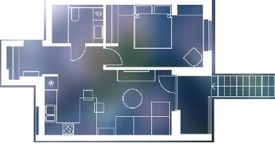 1-комнатная 43.8 м² в ЖК Басів схил от 21 050 грн/м², Ровно