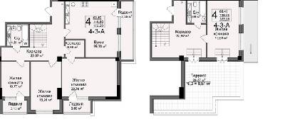 Двухуровневая 172.29 м² в ЖК Люксембург от 46 000 грн/м², Харьков