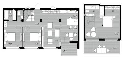 Двухуровневая 123.46 м² в ЖК Wellness Park от 23 000 грн/м², пгт Гостомель