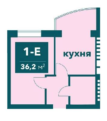 1-кімнатна 36.2 м² в ЖК Ібіс від 24 500 грн/м², м. Ірпінь