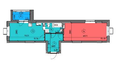 1-кімнатна 49.27 м² в ЖК Чарівне Місто від 30 990 грн/м², Київ