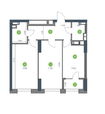 2-кімнатна 67.98 м² в ЖК Метрополіс від 38 365 грн/м², Київ