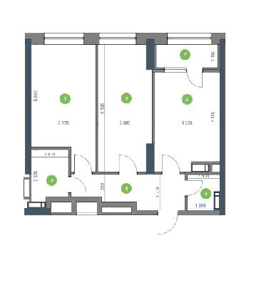 2-кімнатна 68.55 м² в ЖК Метрополіс від 37 034 грн/м², Київ