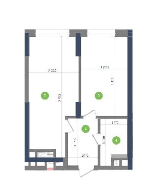 1-кімнатна 48.06 м² в ЖК Метрополіс від 49 540 грн/м², Київ