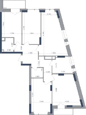 4-кімнатна 118.2 м² в ЖК Метрополіс від 41 574 грн/м², Київ