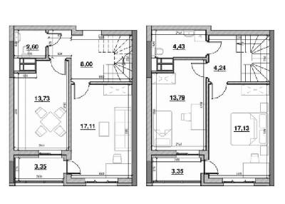 Дворівнева 86.42 м² в ЖК Львівська Площа від 51 506 грн/м², Київ