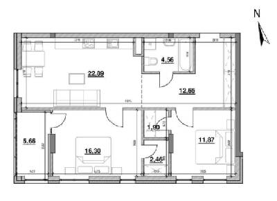 2-комнатная 78.29 м² в ЖК Велика Британія от 33 892 грн/м², Львов