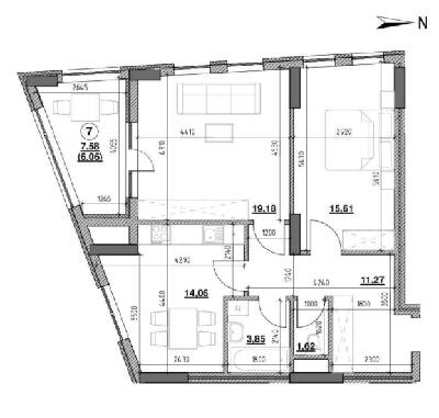2-комнатная 71.65 м² в ЖК Голоські кручі от 29 262 грн/м², Львов