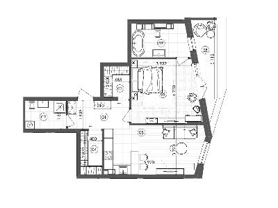 1-комнатная 67 м² в ЖК Krauss Gallery от 107 650 грн/м², Киев