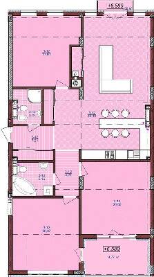 3-кімнатна 130 м² в ЖК на вул. Антоновича, 31 від 31 450 грн/м², Львів