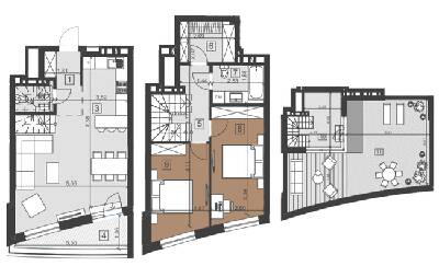 Дворівнева 116.1 м² в ЖК Парус City від 26 450 грн/м², Львів