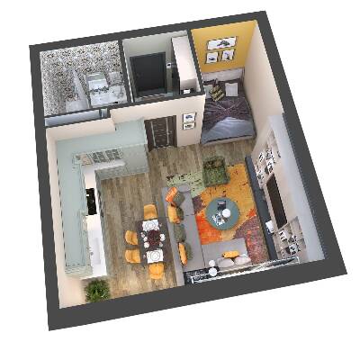 1-кімнатна 34.65 м² в ЖК Гостомель Сіті від 21 000 грн/м², смт Гостомель