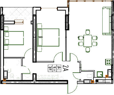 2-кімнатна 76.88 м² в ЖК DERBY Style House від 23 100 грн/м², Одеса