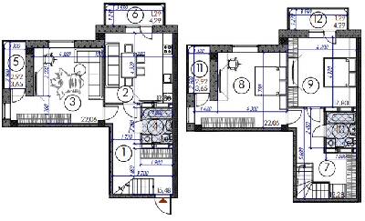 Дворівнева 124.02 м² в ЖМ Саванна Сіті від 14 500 грн/м², м. Бровари