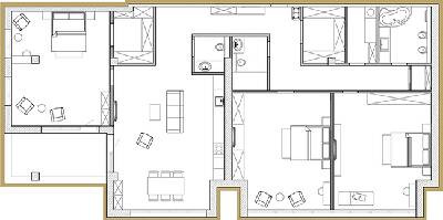 3-комнатная 200.54 м² в ЖК Premier Park от 41 250 грн/м², Днепр