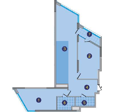 2-комнатная 105.26 м² в ЖК Заречный от 30 000 грн/м², Киев