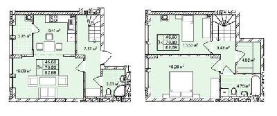 Двухуровневая 82.69 м² в ЖК Софиевка от 28 000 грн/м², Львов