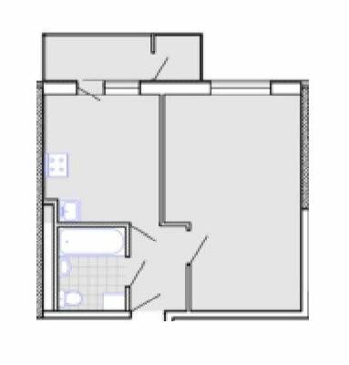 1-комнатная 38.3 м² в ЖК Радужный от 13 900 грн/м², Харьков