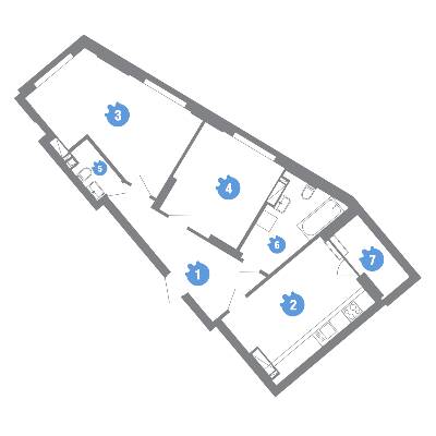 2-кімнатна 65.07 м² в ЖК Family & Friends від 26 500 грн/м², Київ