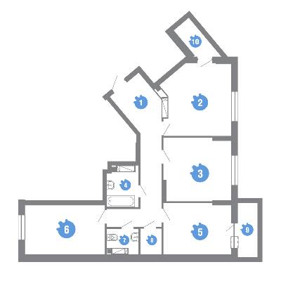 3-кімнатна 87 м² в ЖК Family & Friends від 26 500 грн/м², Київ