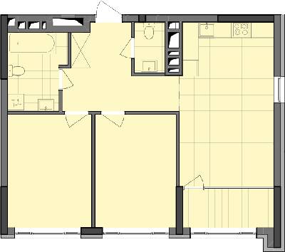 2-кімнатна 71.83 м² в ЖК Dibrova Park від 25 200 грн/м², Київ