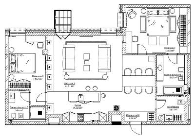 3-комнатная 107.45 м² в ЖК SAGA City Space от 101 200 грн/м², Киев