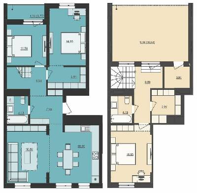 Двухуровневая 137.17 м² в ЖК Mill Town от 34 950 грн/м², Львов