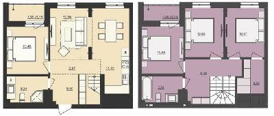 Двухуровневая 103.86 м² в ЖК Mill Town от 34 850 грн/м², Львов