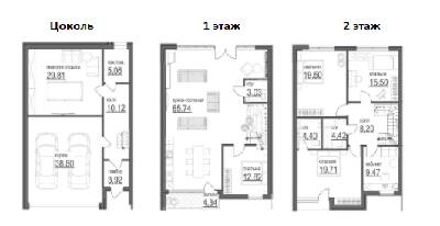 Таунхаус 251.6 м² в КМ Пуща Residence від 29 332 грн/м², Київ