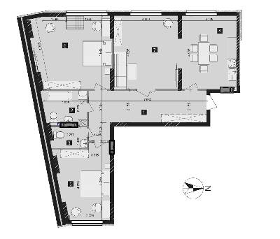 3-кімнатна 110.64 м² в ЖК LIKO-GRAD Perfect Town від 24 000 грн/м², Київ