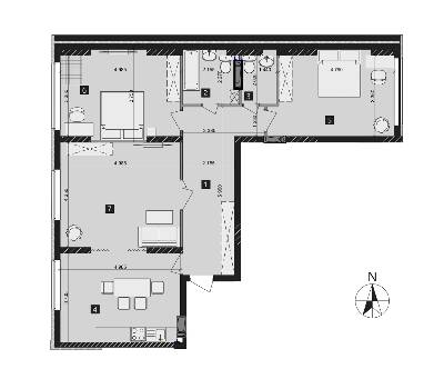 3-кімнатна 98.92 м² в ЖК LIKO-GRAD Perfect Town від 32 000 грн/м², Київ
