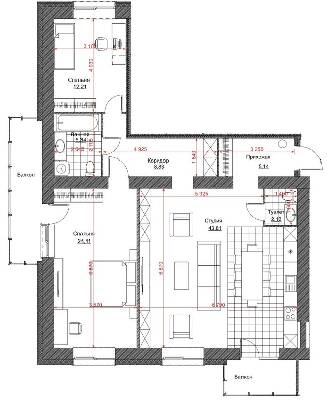 3-кімнатна 115 м² в ЖК Oasis від 19 800 грн/м², м. Кременчук