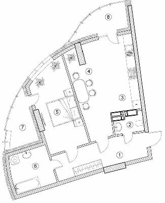 1-кімнатна 63.34 м² в ЖК Aria від 47 500 грн/м², Київ